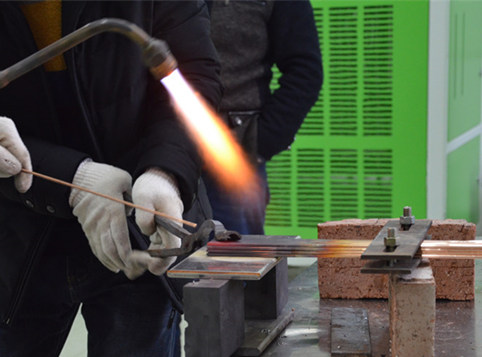 沃克能源OKOH7500氫氧焰焊接機(jī) 銅排焊接效果